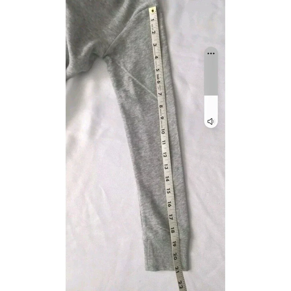 Justice Active Girls Size 10 Gray Long Sleeve Sweatshirt‎ Cropped Fleece Lined